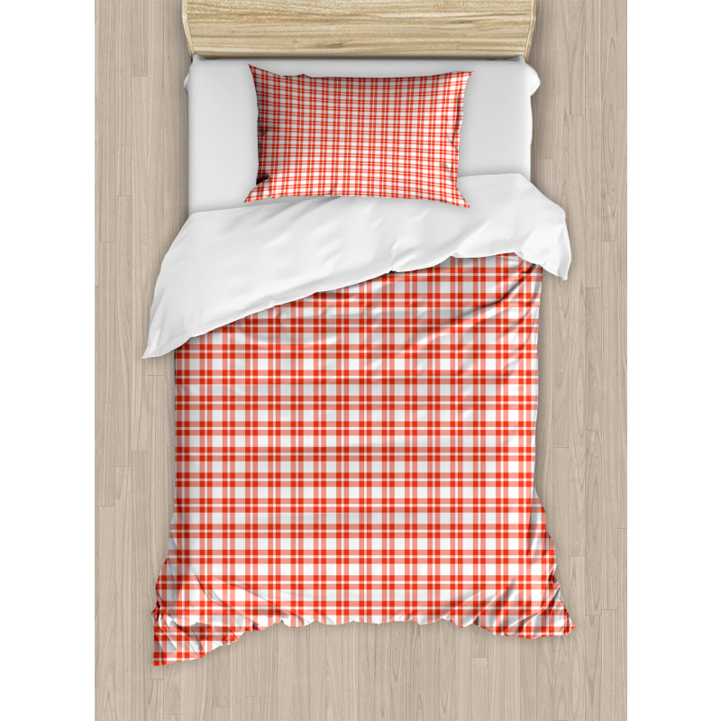 Checkered Country Picnic Duvet Cover Set