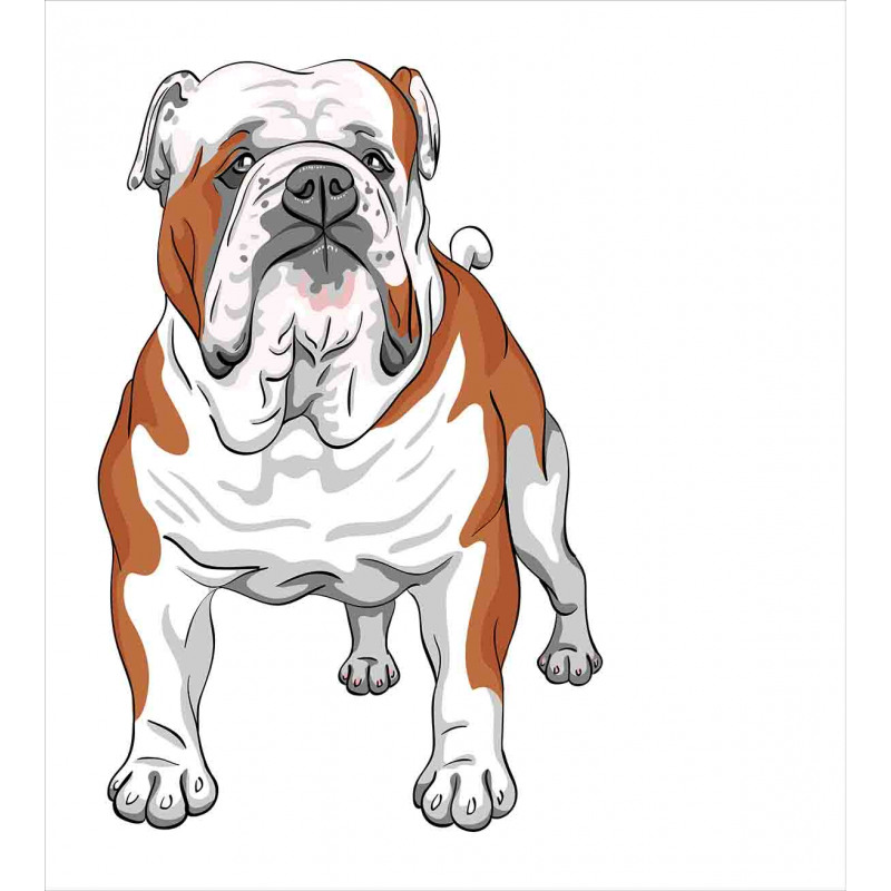 Muscular Dog Duvet Cover Set