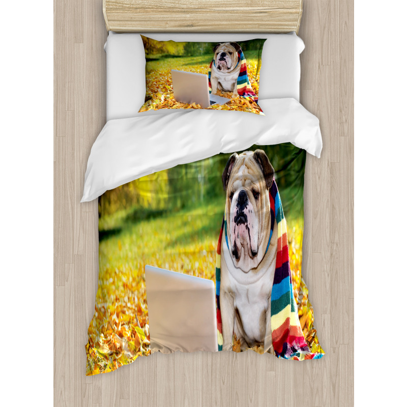 Dog in the Park Duvet Cover Set