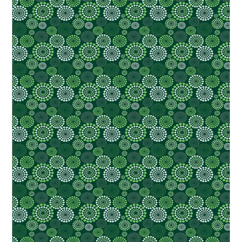 Green Dotted Pattern Duvet Cover Set
