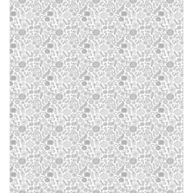 Flowers Paisleys Duvet Cover Set