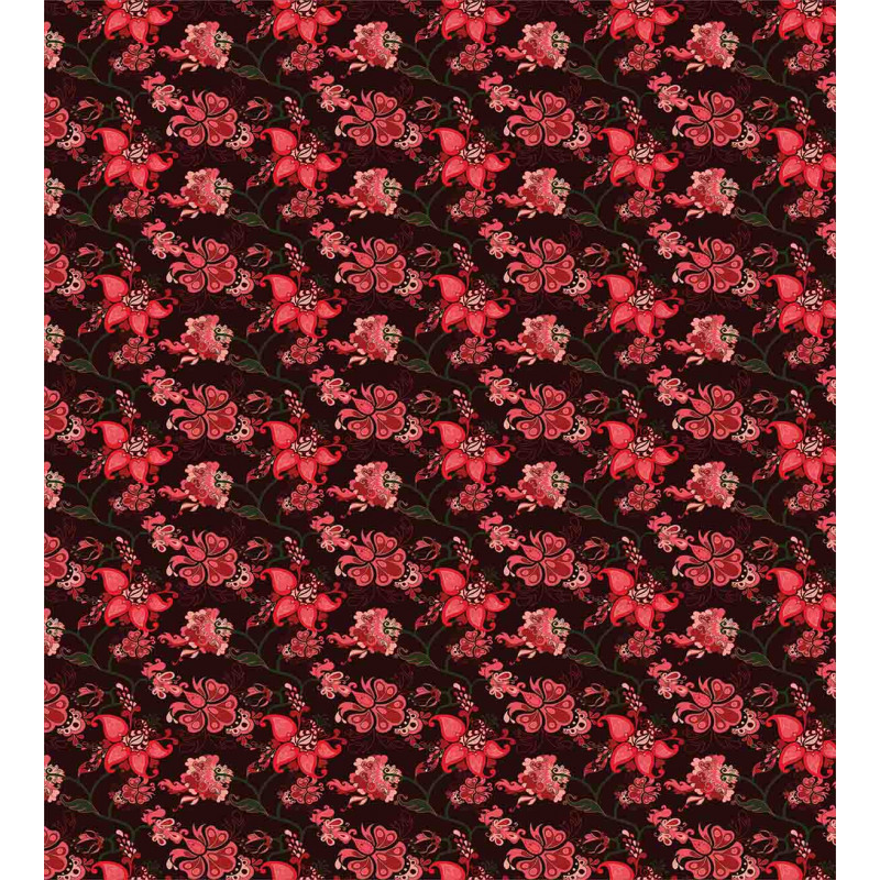 Paisley Flower Pattern Duvet Cover Set