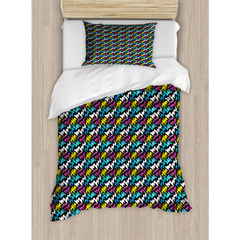 Modern Street Art Duvet Cover Set