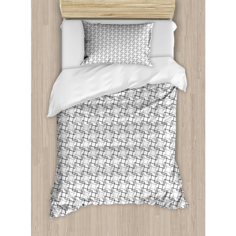 Intersecting Squares Duvet Cover Set