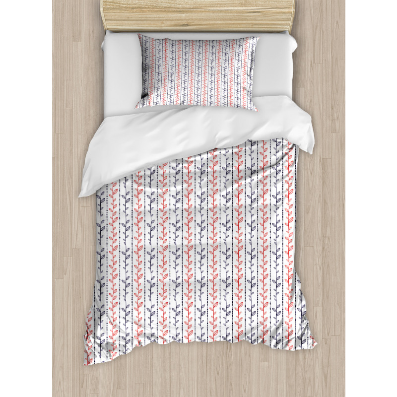 Branches Dotted Lines Duvet Cover Set