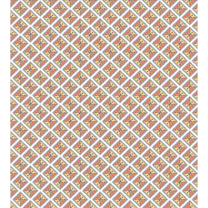 Rhombus Native Folk Art Duvet Cover Set