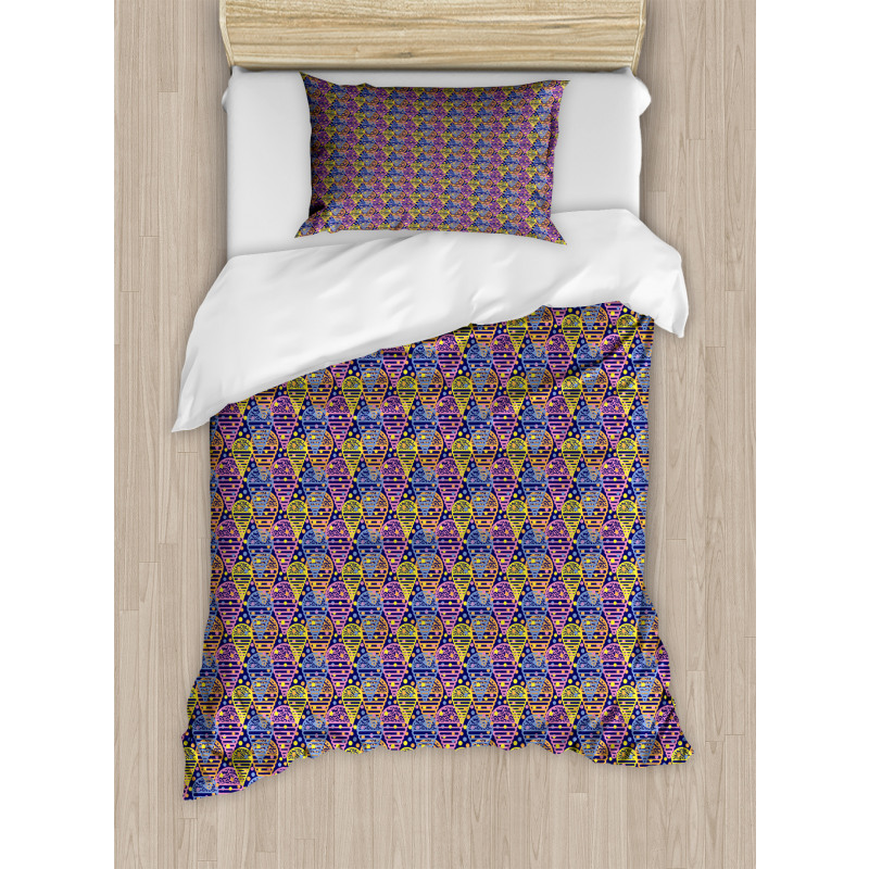 Memphis Ice Creams Duvet Cover Set