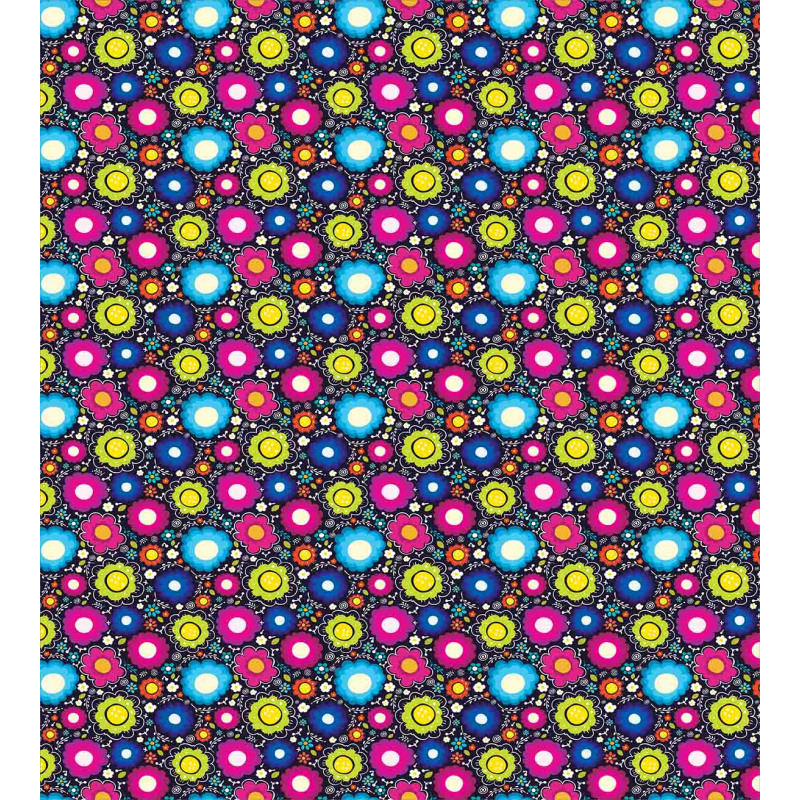 Doodle Flowers Kids Duvet Cover Set