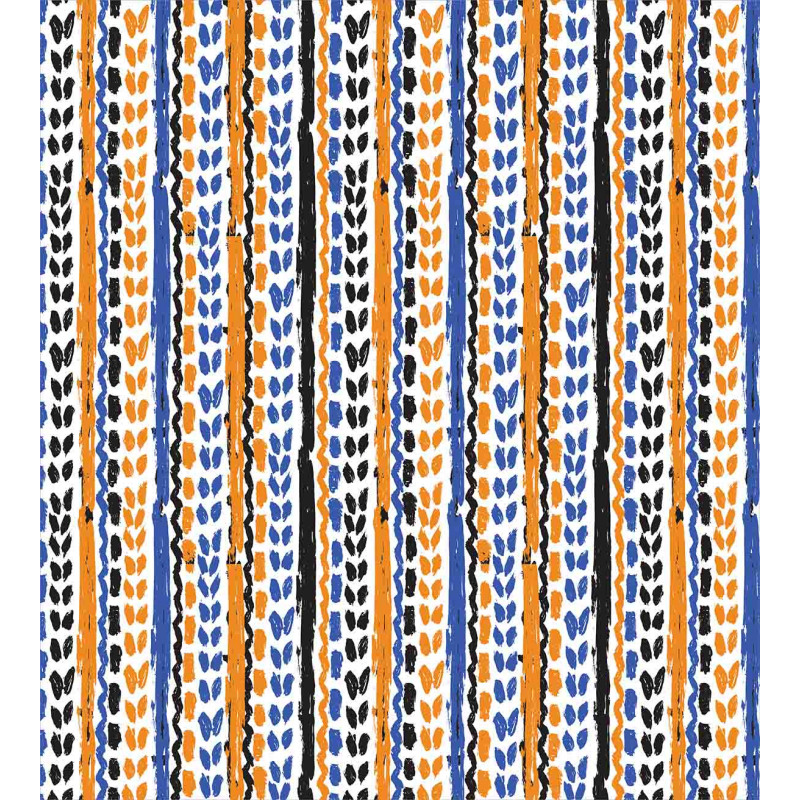 Watercolor Zigzag Lines Duvet Cover Set
