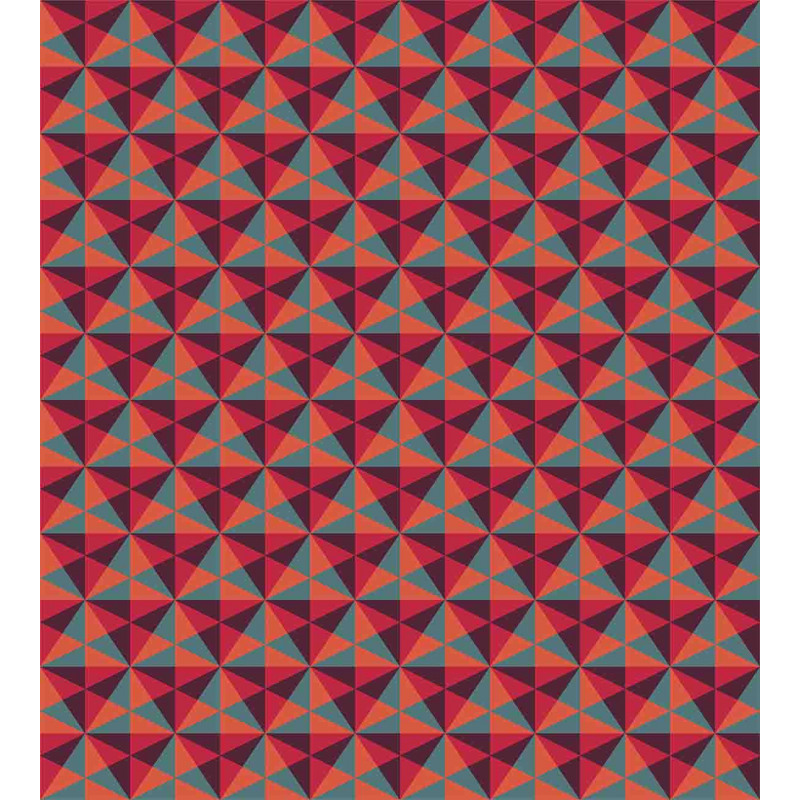 Triangles Mosaic Duvet Cover Set
