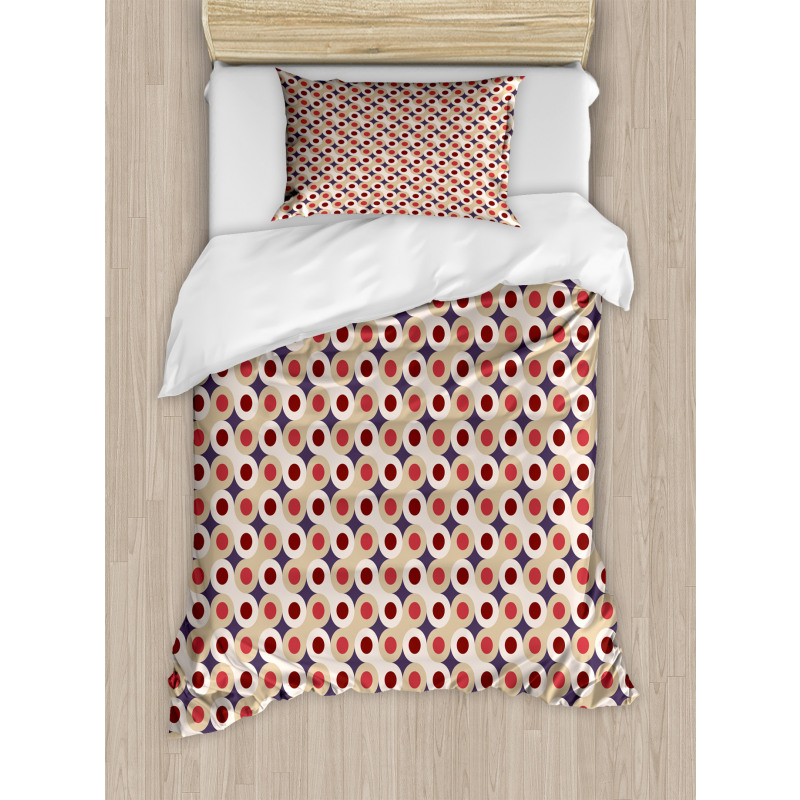 Abstract Wrench Motif Duvet Cover Set