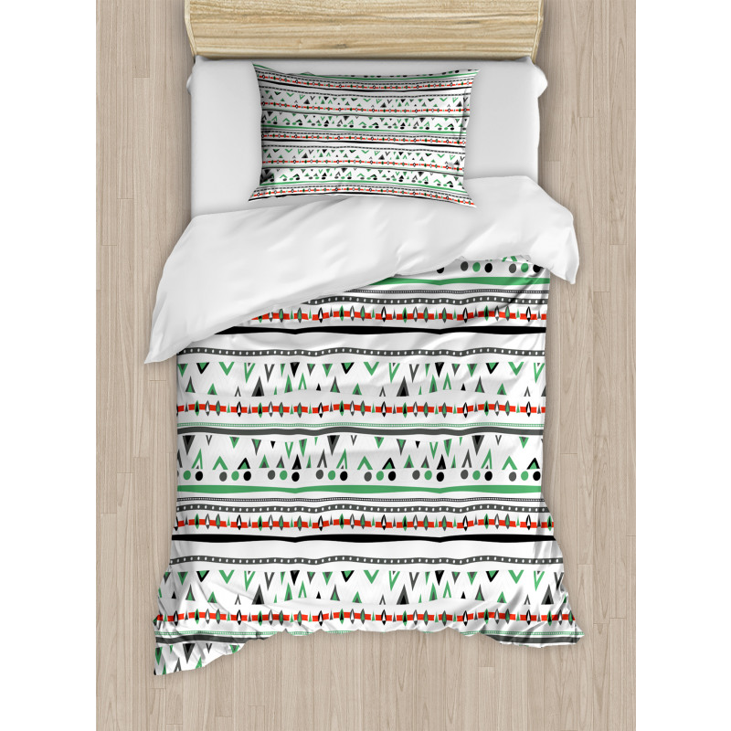 Boho Hippie Traditional Duvet Cover Set