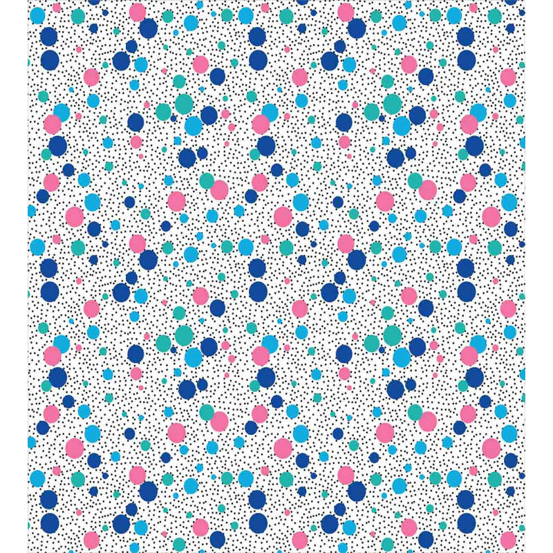 Dots Circles Girlish Duvet Cover Set