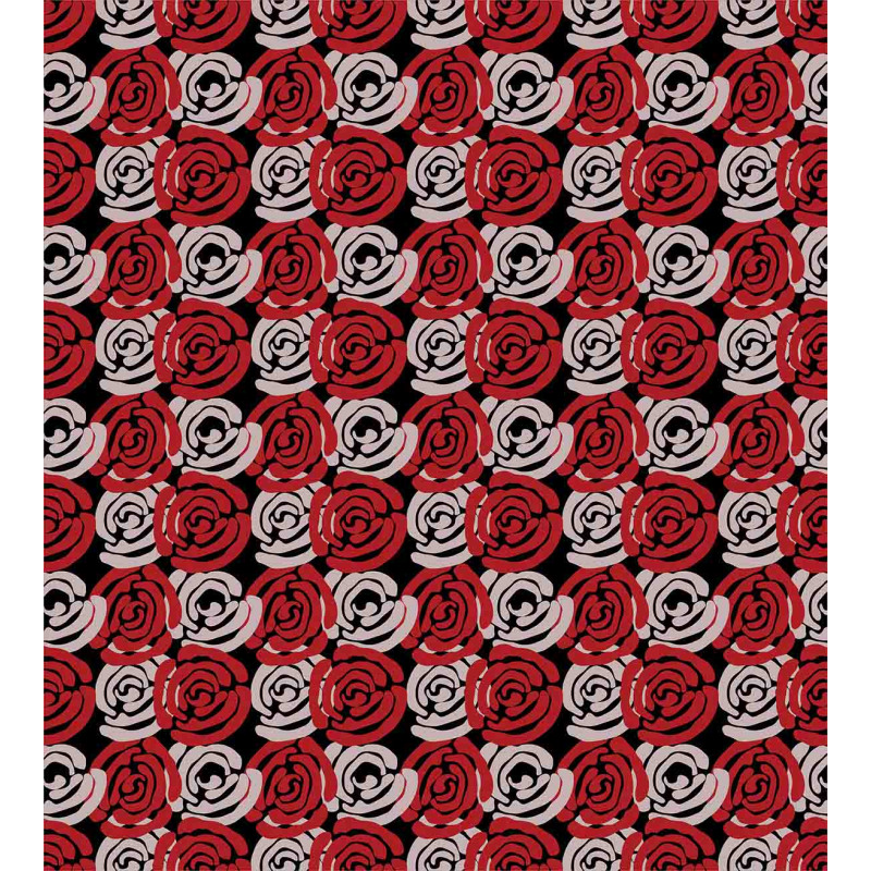 Digital Featured Rose Duvet Cover Set