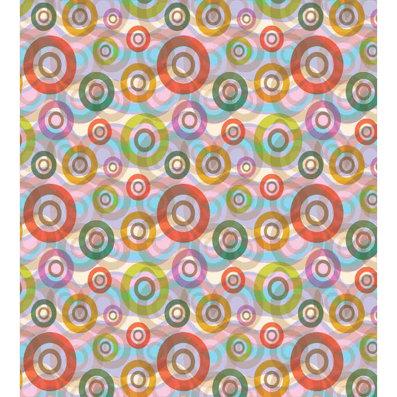 Hippie Colorful Circles Duvet Cover Set