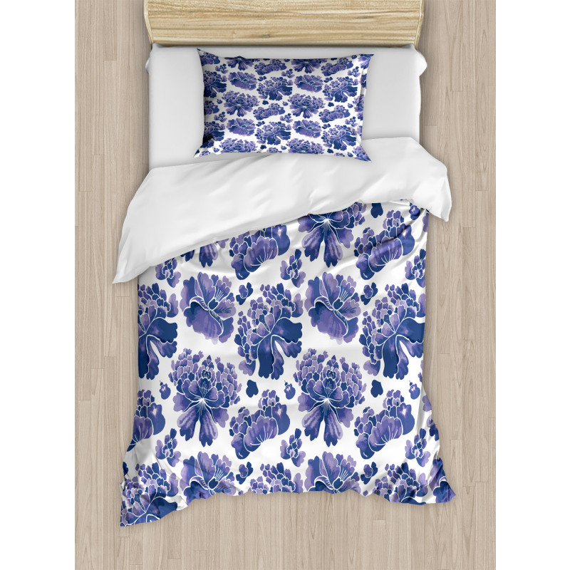 Chinese Lotus Duvet Cover Set