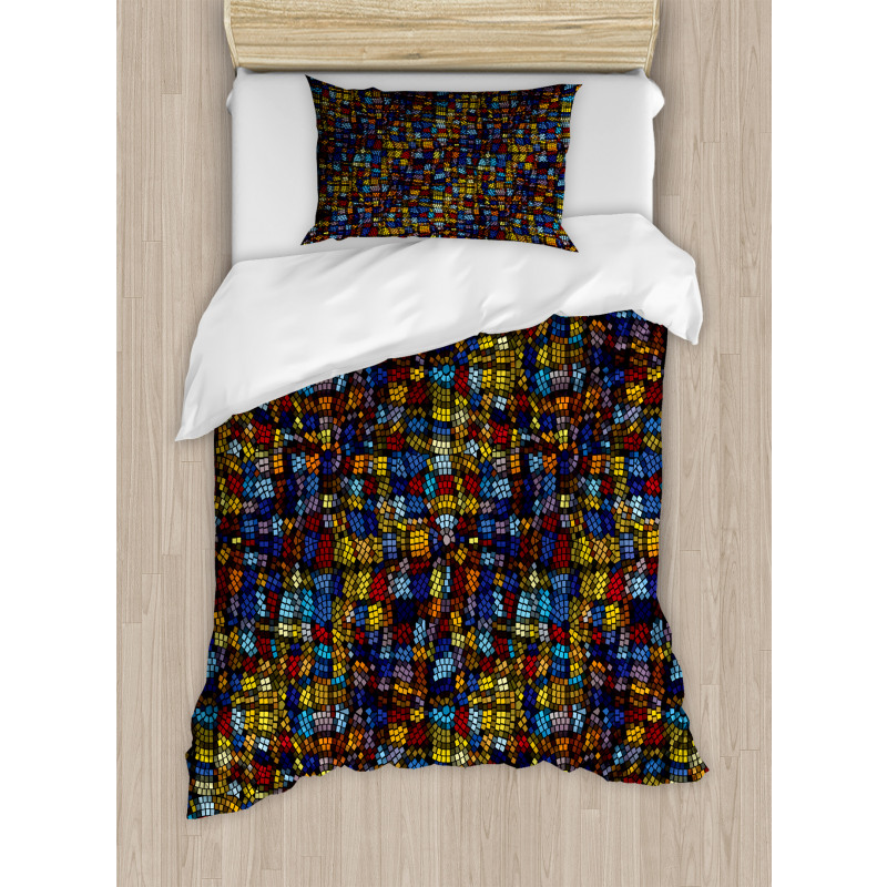 Victorian Mosaic Tiles Duvet Cover Set