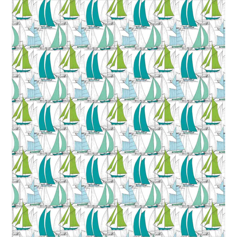 Sailing Boat Theme Duvet Cover Set