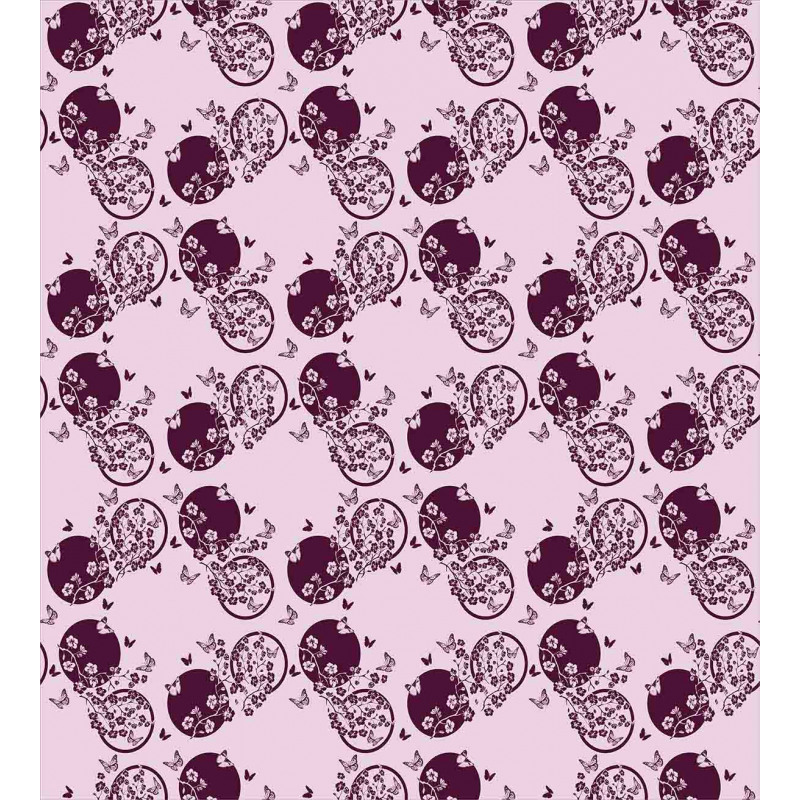Sakura Blossom Pattern Duvet Cover Set