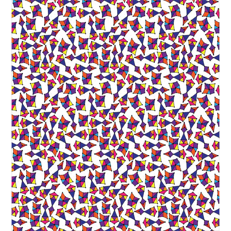 Abstract Shapes Dots Duvet Cover Set