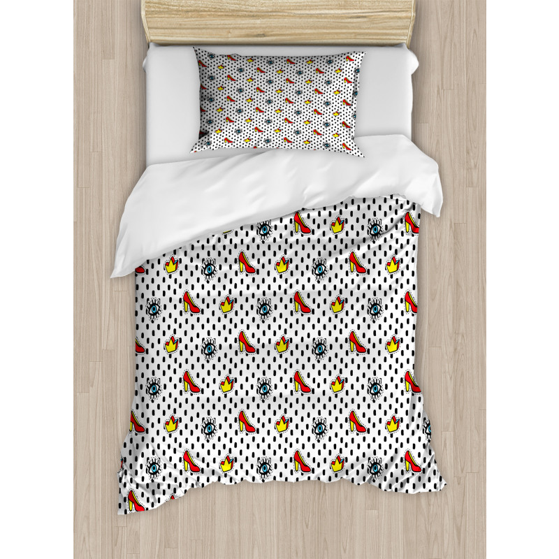 Doodle Feminine Duvet Cover Set