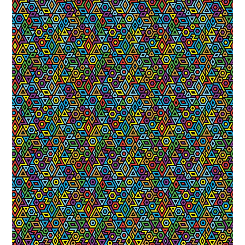 Geometrical Mosaic Duvet Cover Set