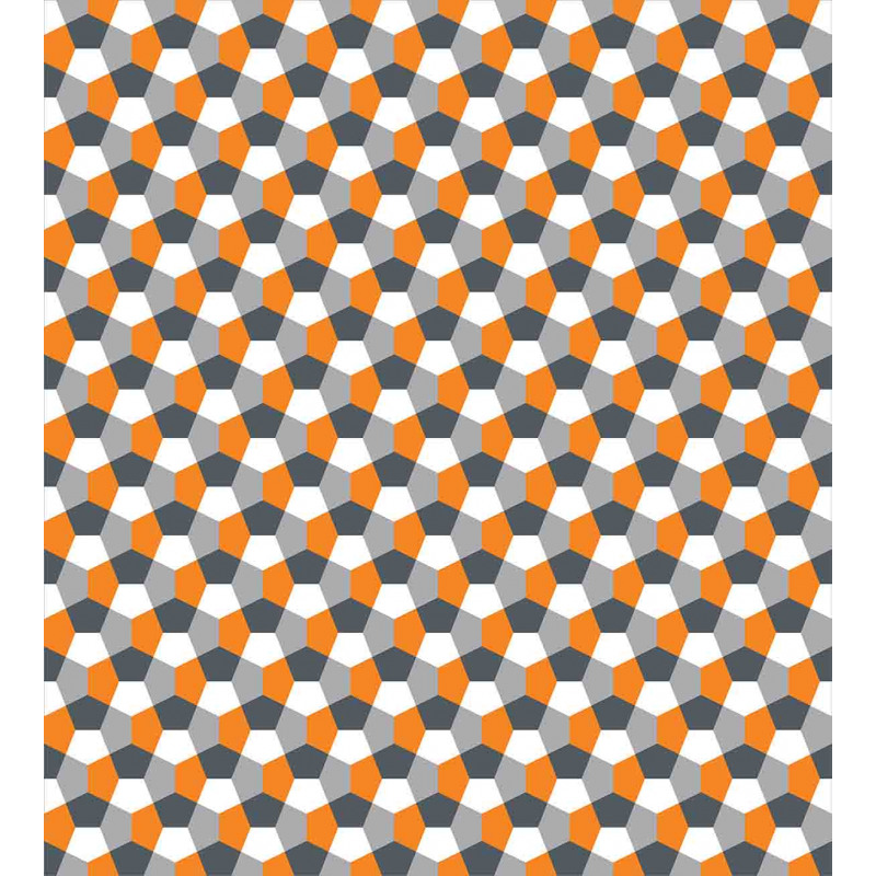 Modern Hexagonal Tile Duvet Cover Set
