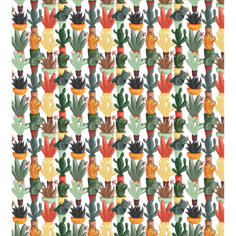 Mexican Succulent Plant Duvet Cover Set