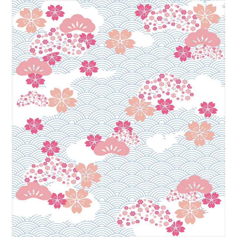 Squama Cherry Blossom Duvet Cover Set