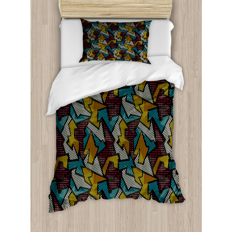 Abstract Urban Design Duvet Cover Set