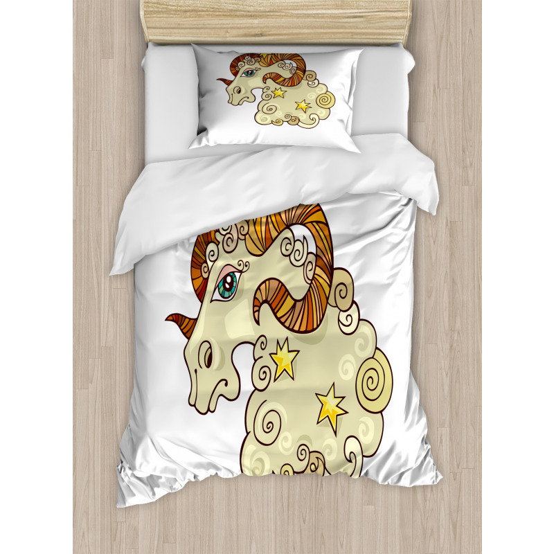 Comic Ram Stars Duvet Cover Set