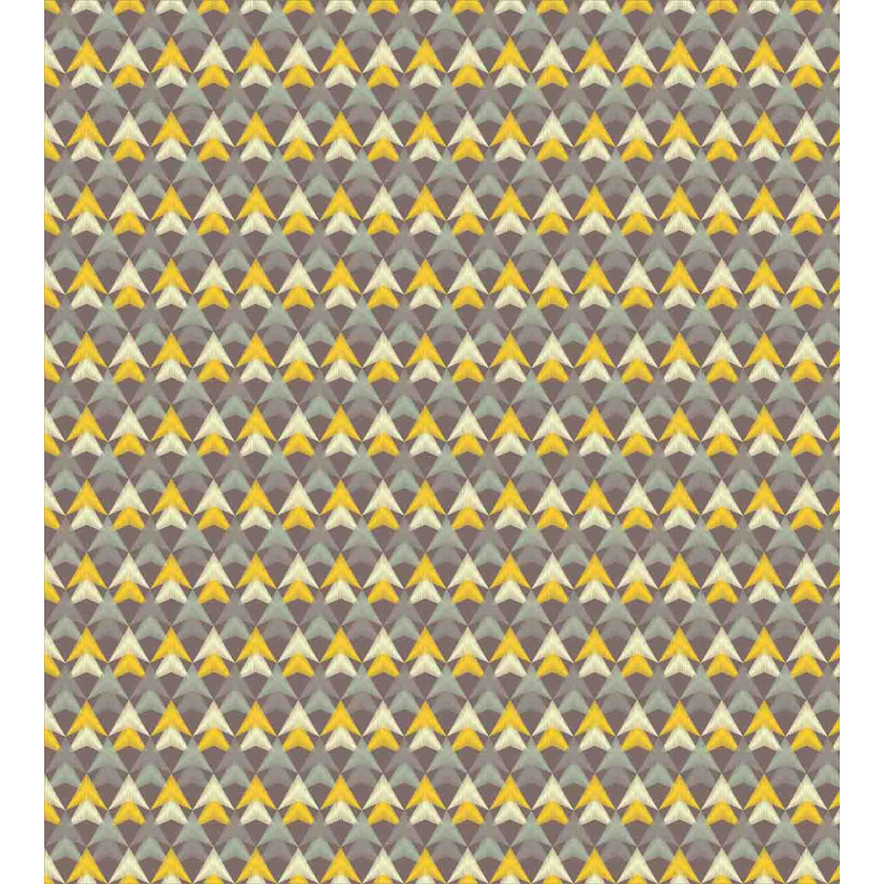 Boho Triangle Scribble Duvet Cover Set