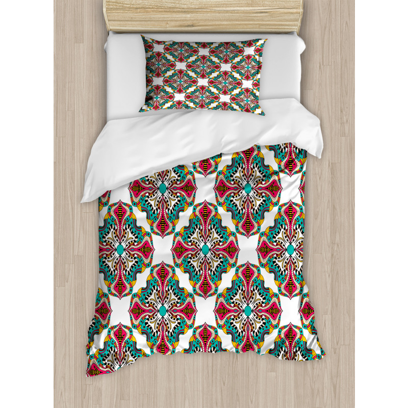 Exotic Native Motifs Duvet Cover Set