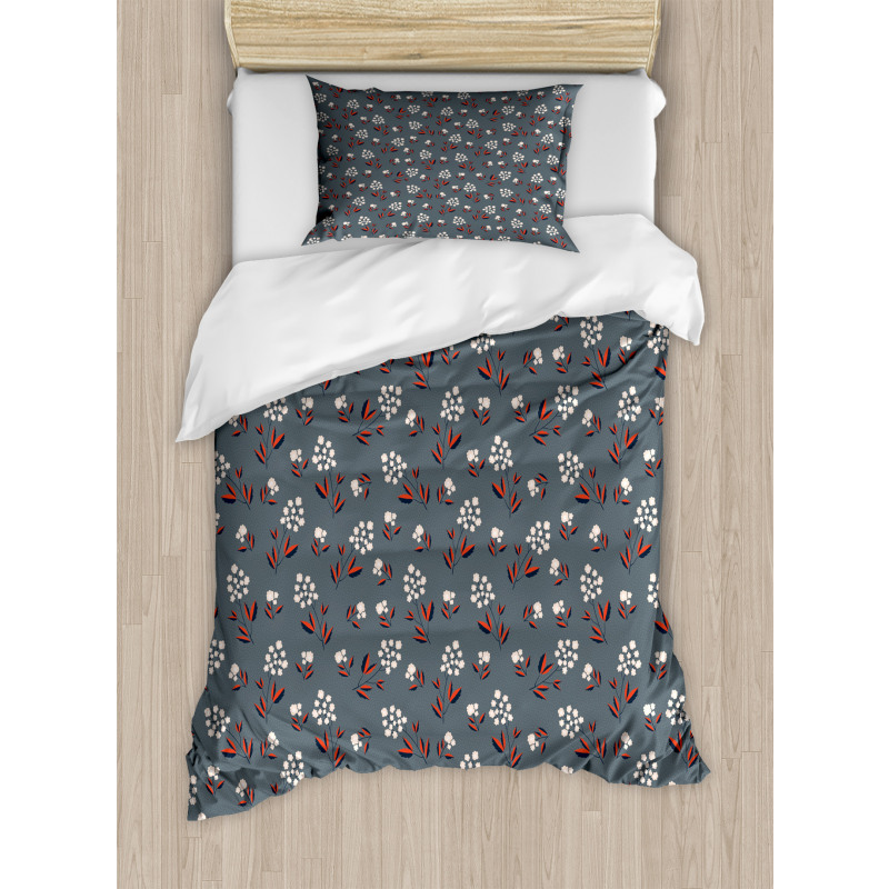 Spring Petals Blooms Duvet Cover Set