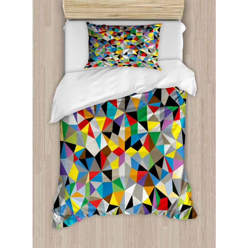 Geometric Mosaic Motif Duvet Cover Set