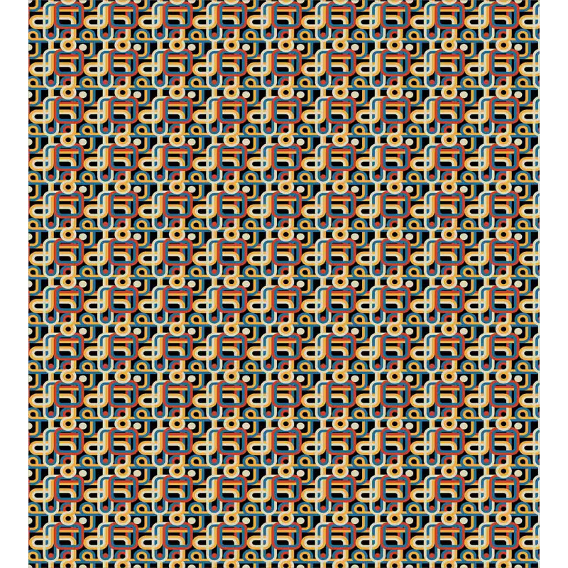Geometric Colorful Stripe Duvet Cover Set