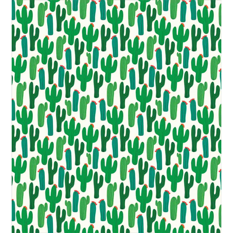 San Pedro Cactus Floral Duvet Cover Set