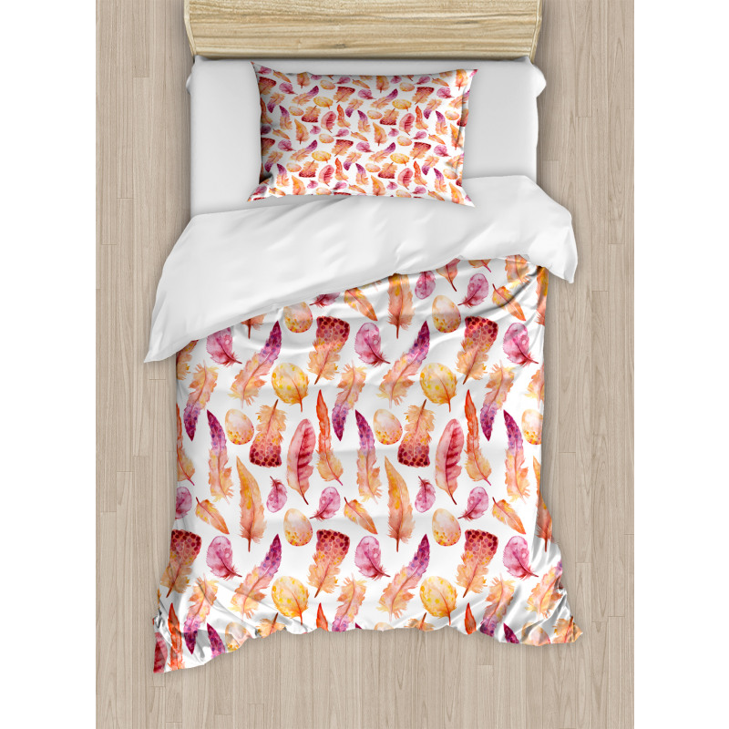 Quills with Brush Marks Duvet Cover Set