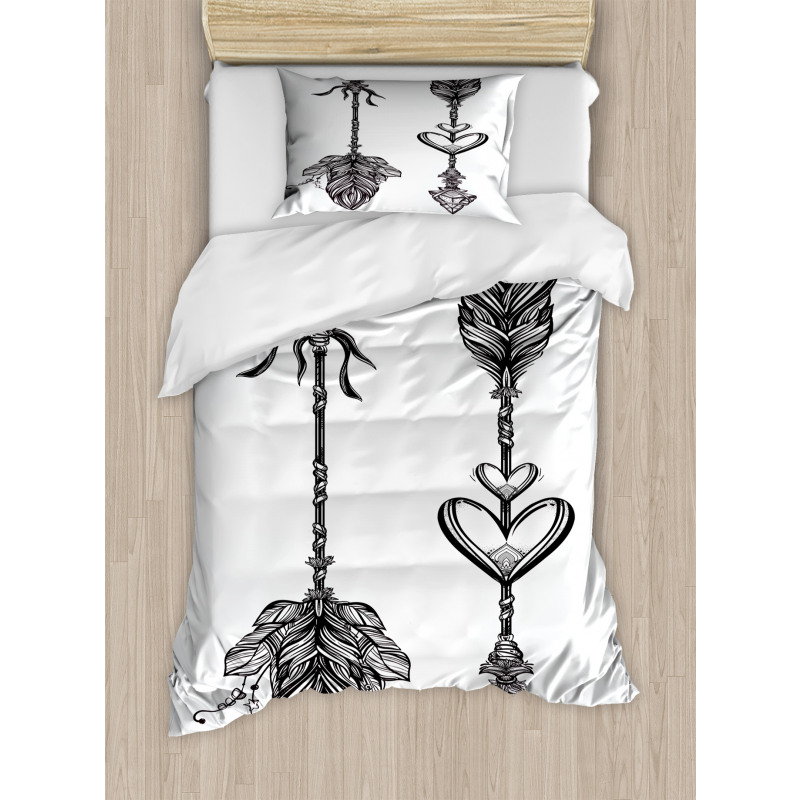 Monochrome American Arrows Duvet Cover Set