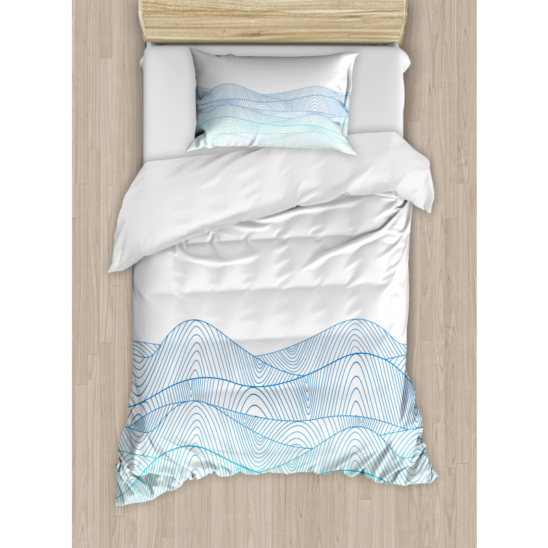 Abstract Seascape Duvet Cover Set