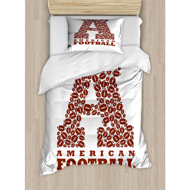 American Football Duvet Cover Set