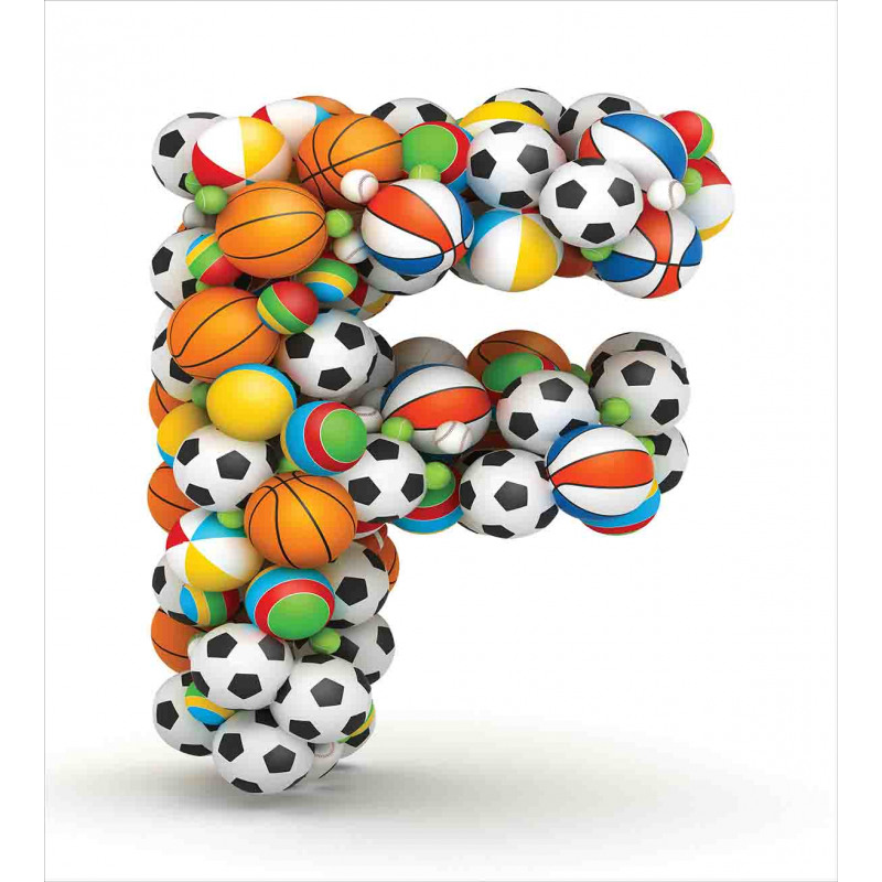 Sports Balls Composition Duvet Cover Set