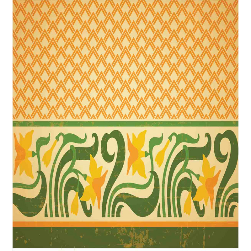 Ornate Daffodils Duvet Cover Set