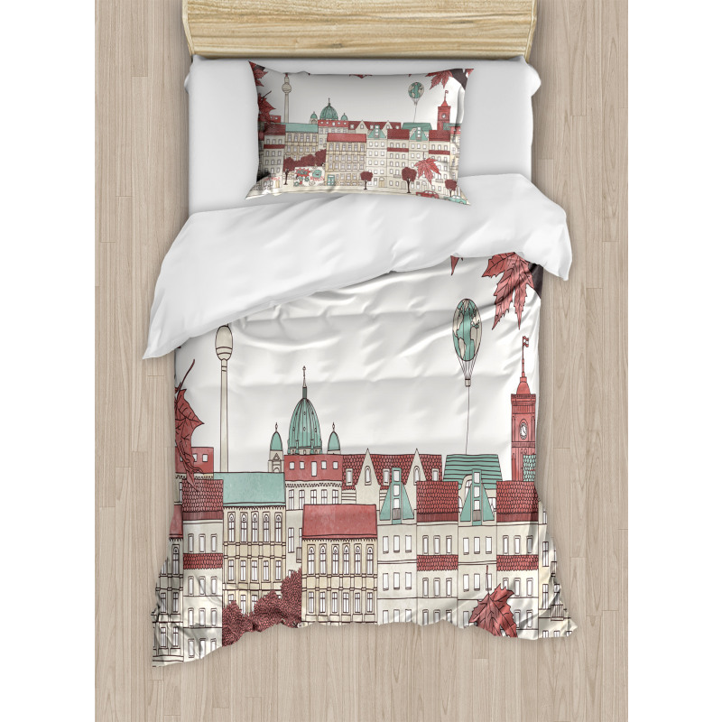 Autumn Season in Berlin Duvet Cover Set