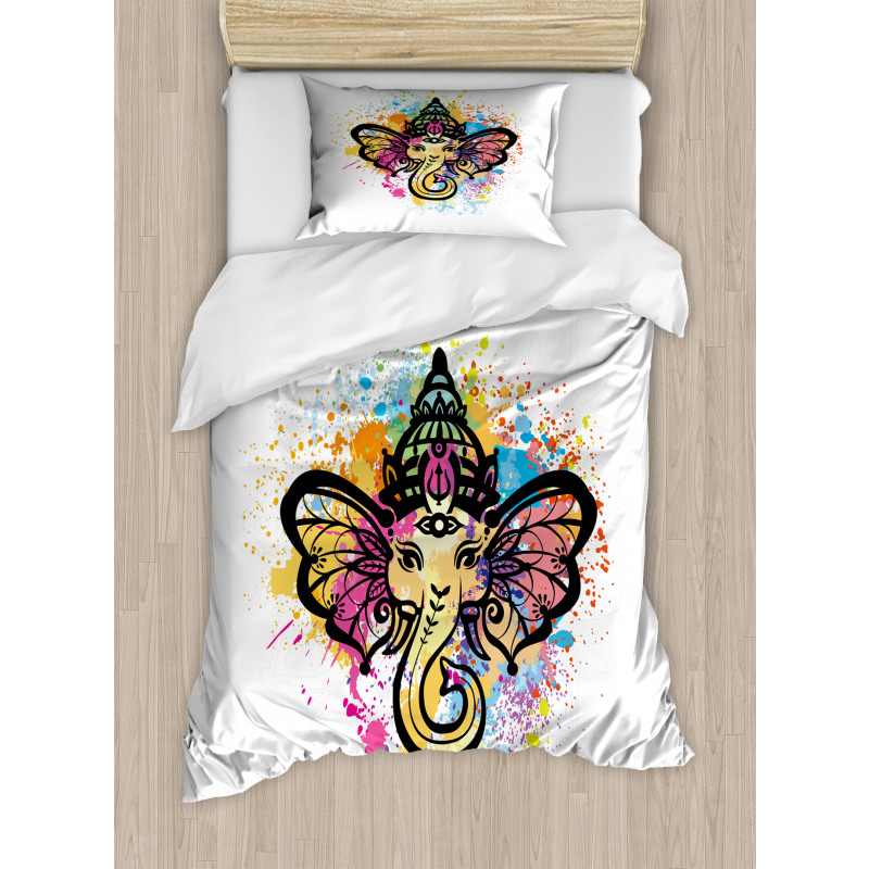 Mandala Animal Portraits Duvet Cover Set