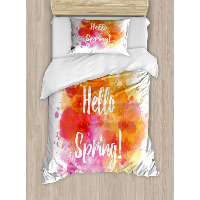 Hello Spring Duvet Cover Set