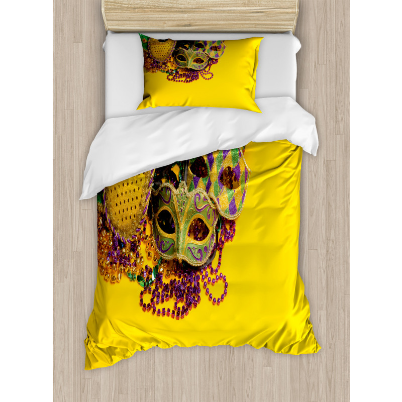 Venetian Mask Design Duvet Cover Set