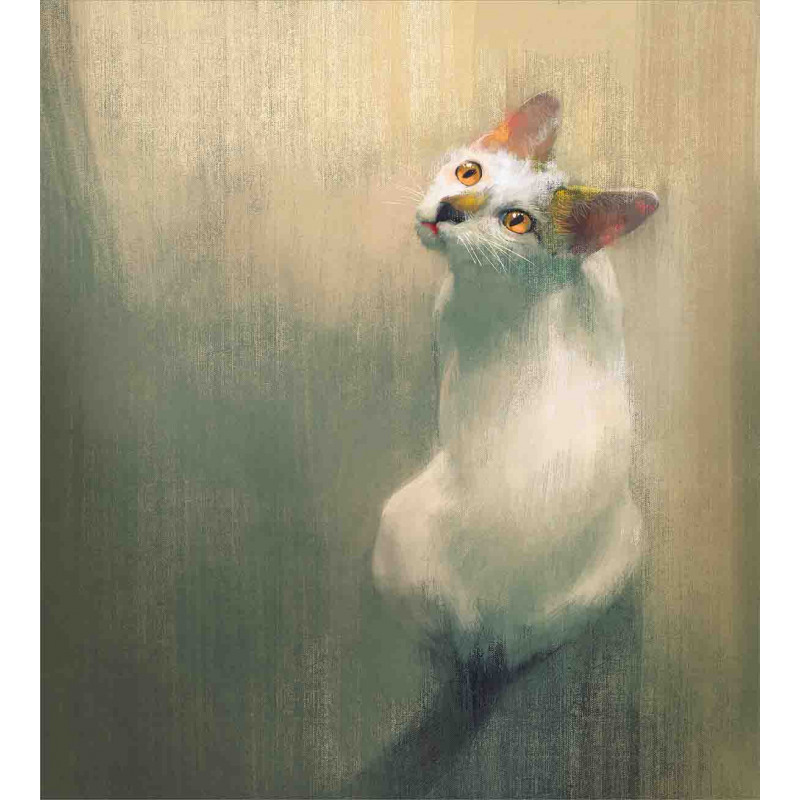 Watercolor Young Kitten Duvet Cover Set