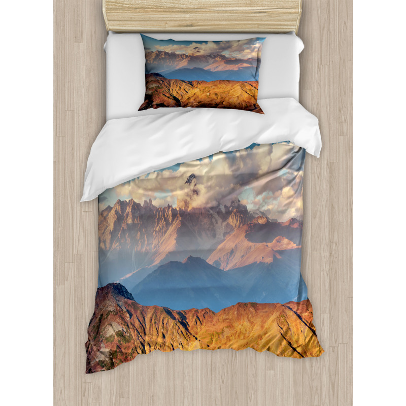 European Mountains Duvet Cover Set