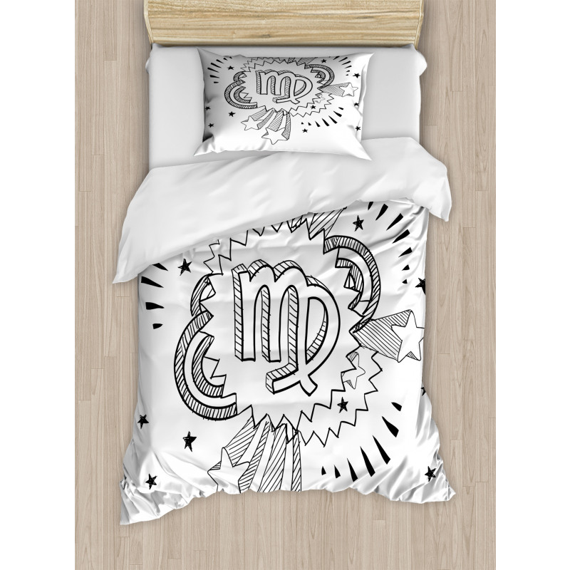 Doodle Pop Art Duvet Cover Set